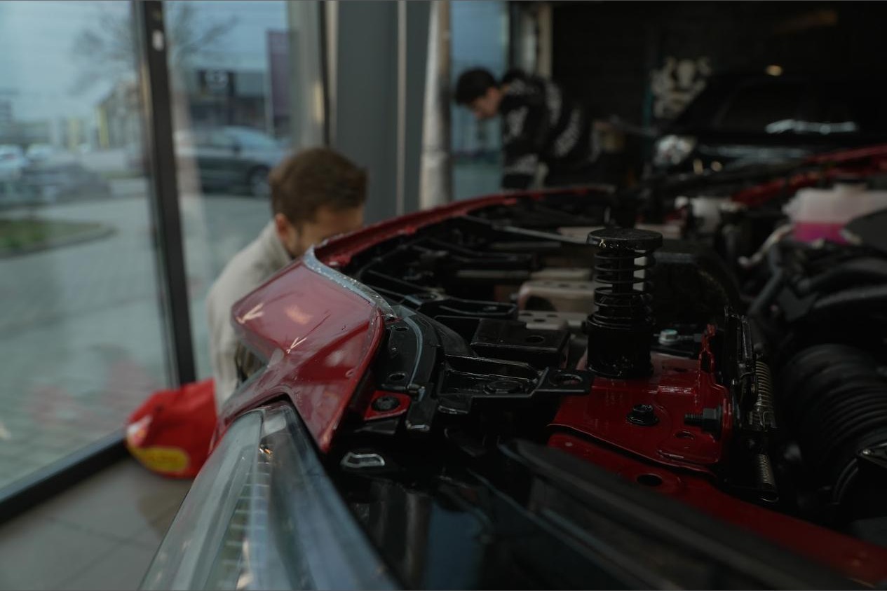 Lexus – zespół przy montażu PPF